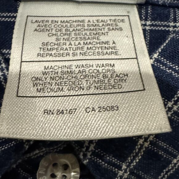 Vintage Disney Mickey Mouse Shirt Mens Small Plaid Button Down Embroidered 90s - Picture 8 of 8